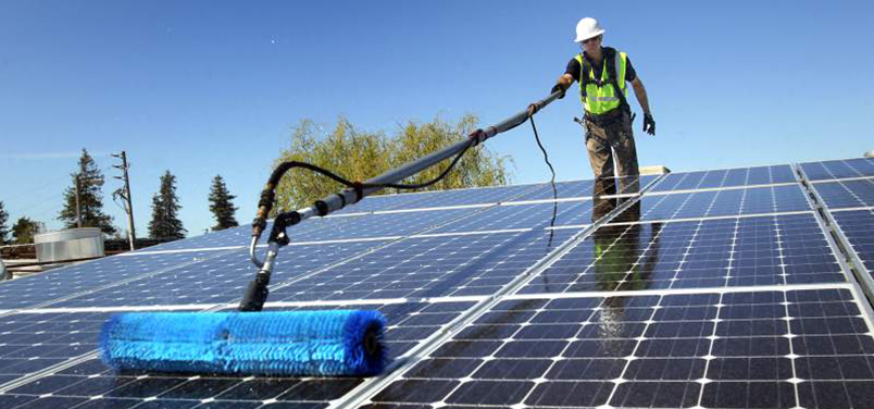 Zonnepanelen reinigen Rumsdorp (3400)